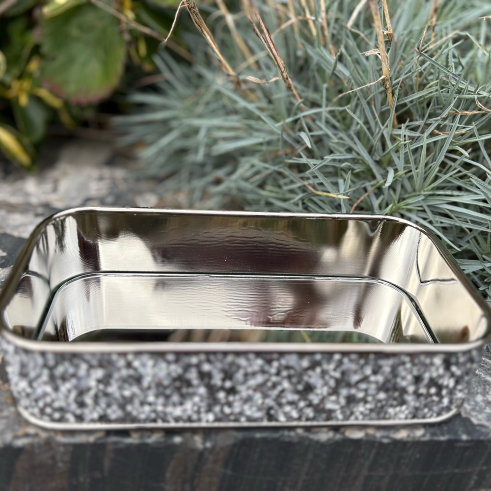 Bath and Body Works Speckled Metal Tray